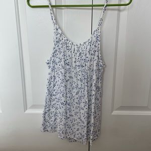 White patterned tank